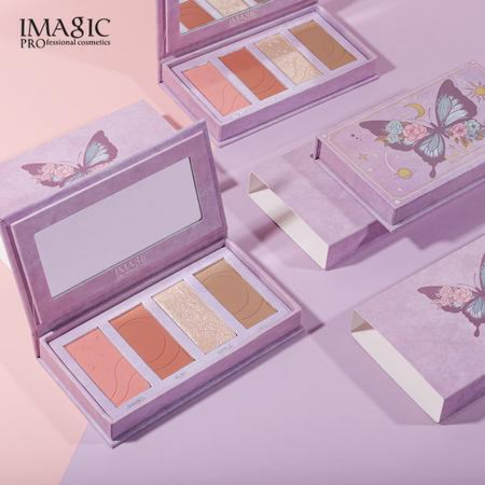 Blush and highlighter pallet